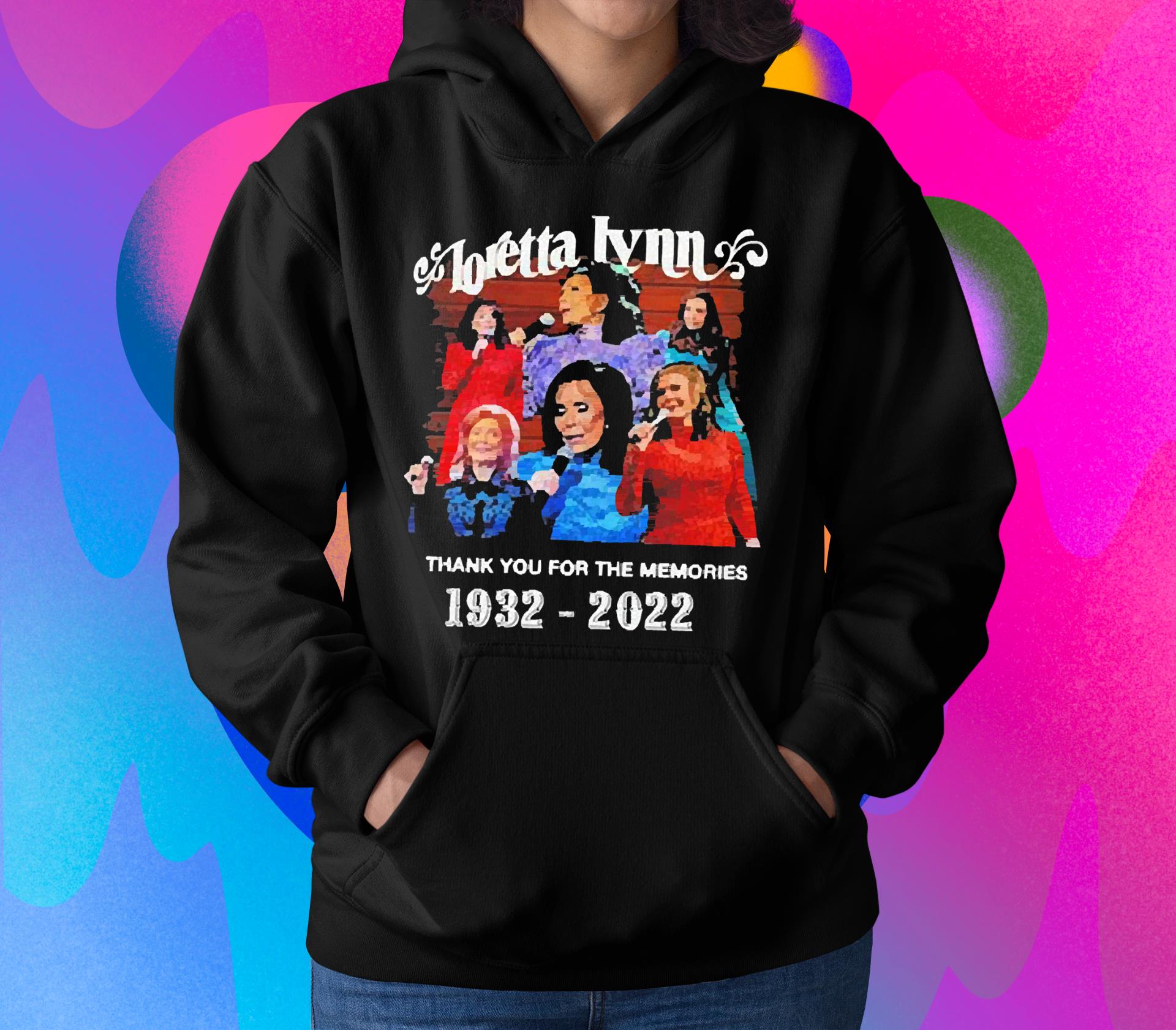 Loretta Lynn Thank You For The Memories 1932-2022 shirt