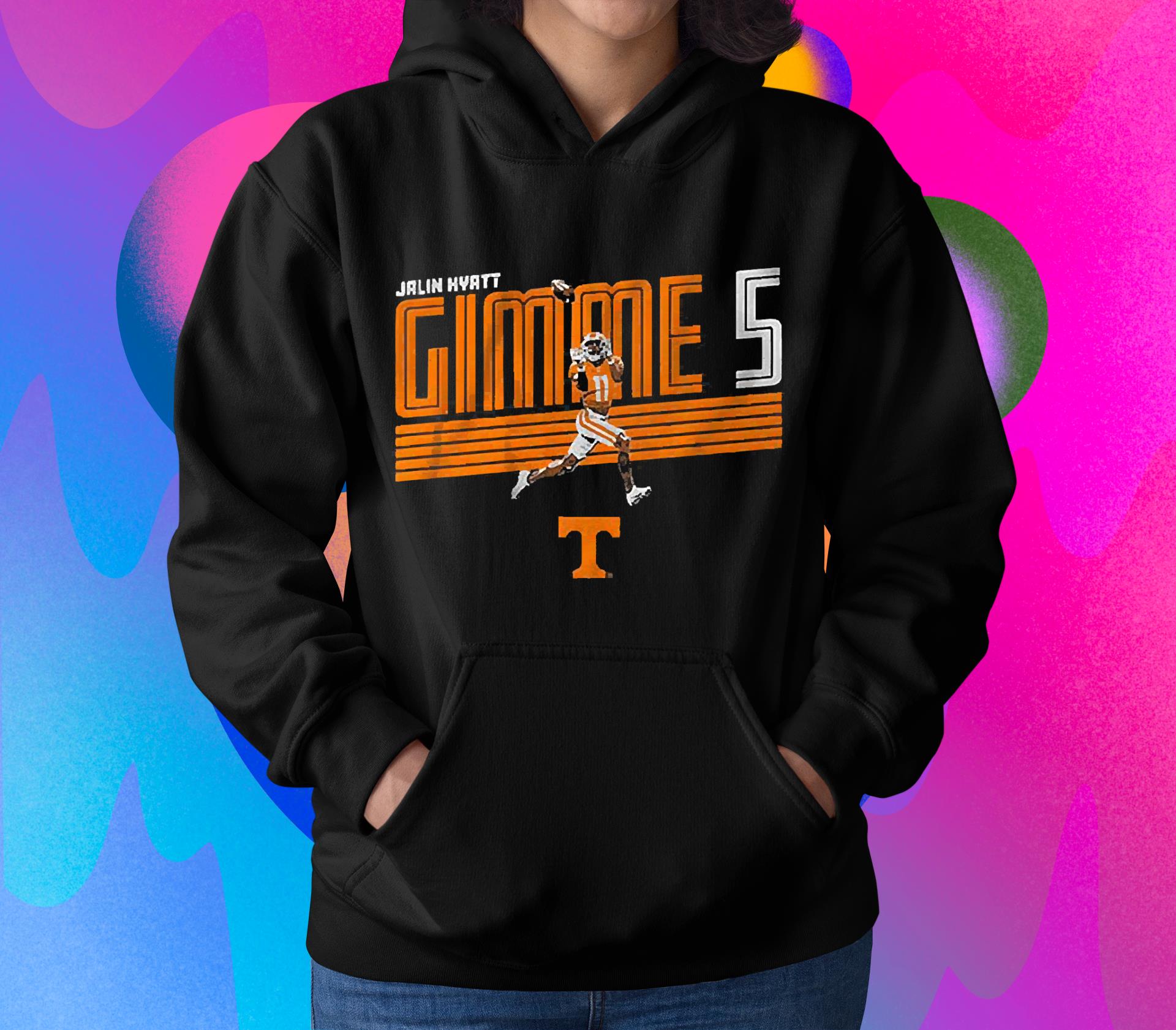Tennessee Football Jalin Hyatt Gimme 5 Shirt