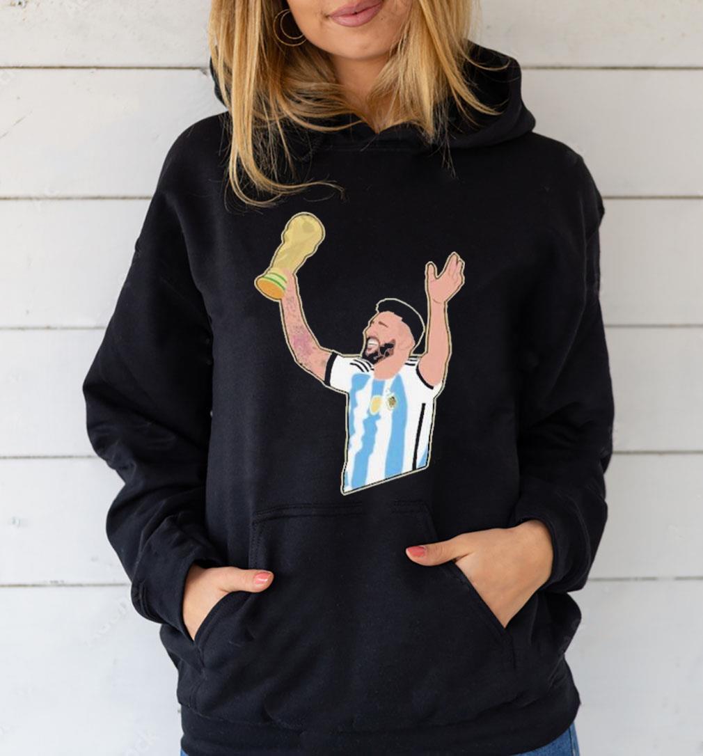 Lionel Messi World Cup Trophy Shirt