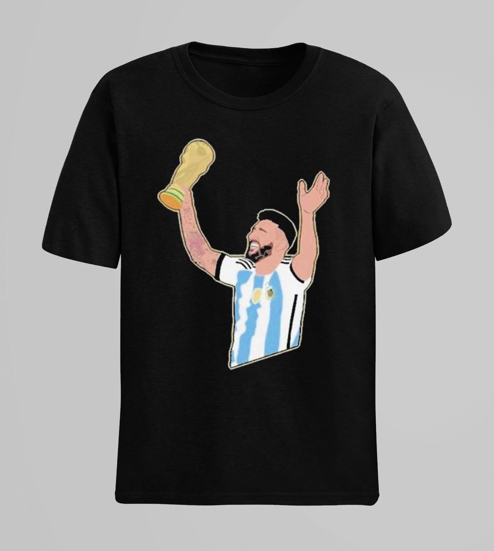 Lionel Messi World Cup Trophy Shirt