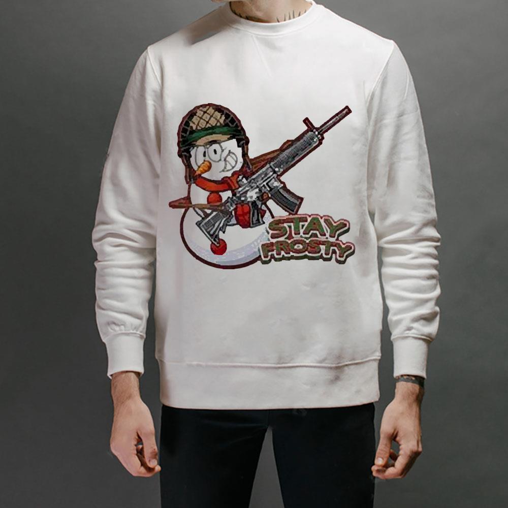 Snowman Stay Frosty The Fighter Christmas shirt