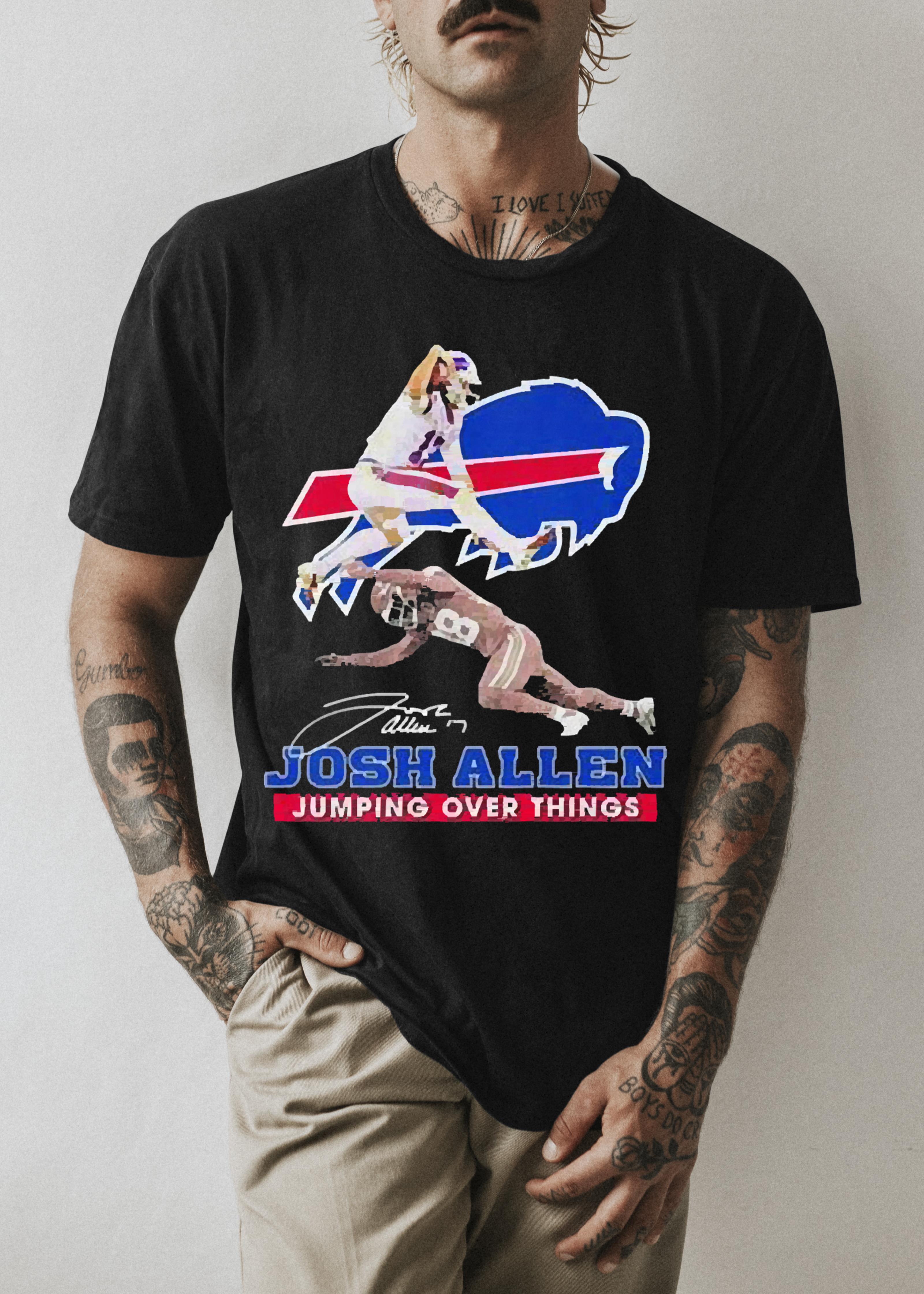 Buffalo Bills Josh Allen Jumping Over Things Signature Shirt