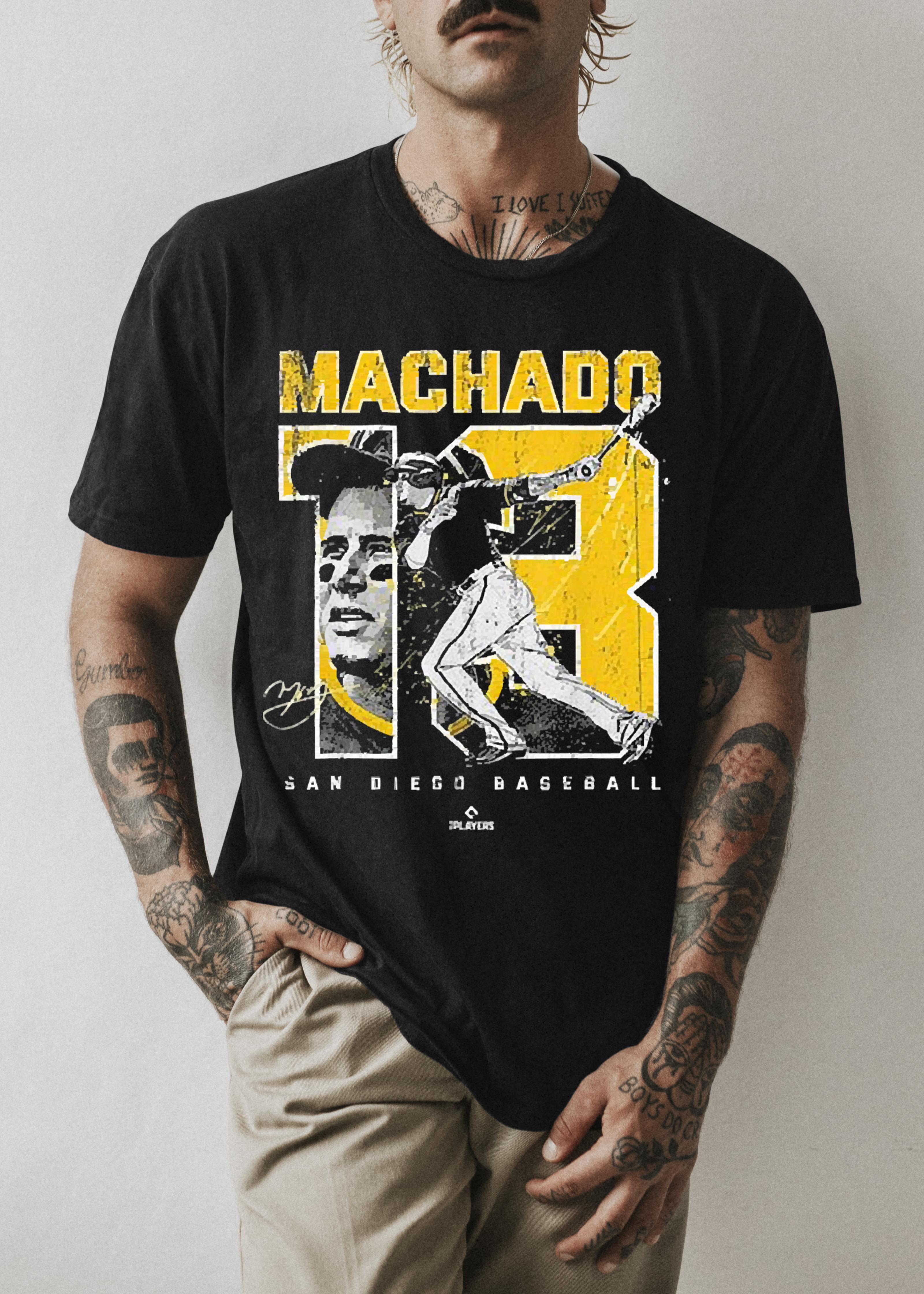 Machado #13 Team San Diego Padres Baseball Signature Shirt Machado #13 Team San Diego Padres Baseball Signature Shirt 1