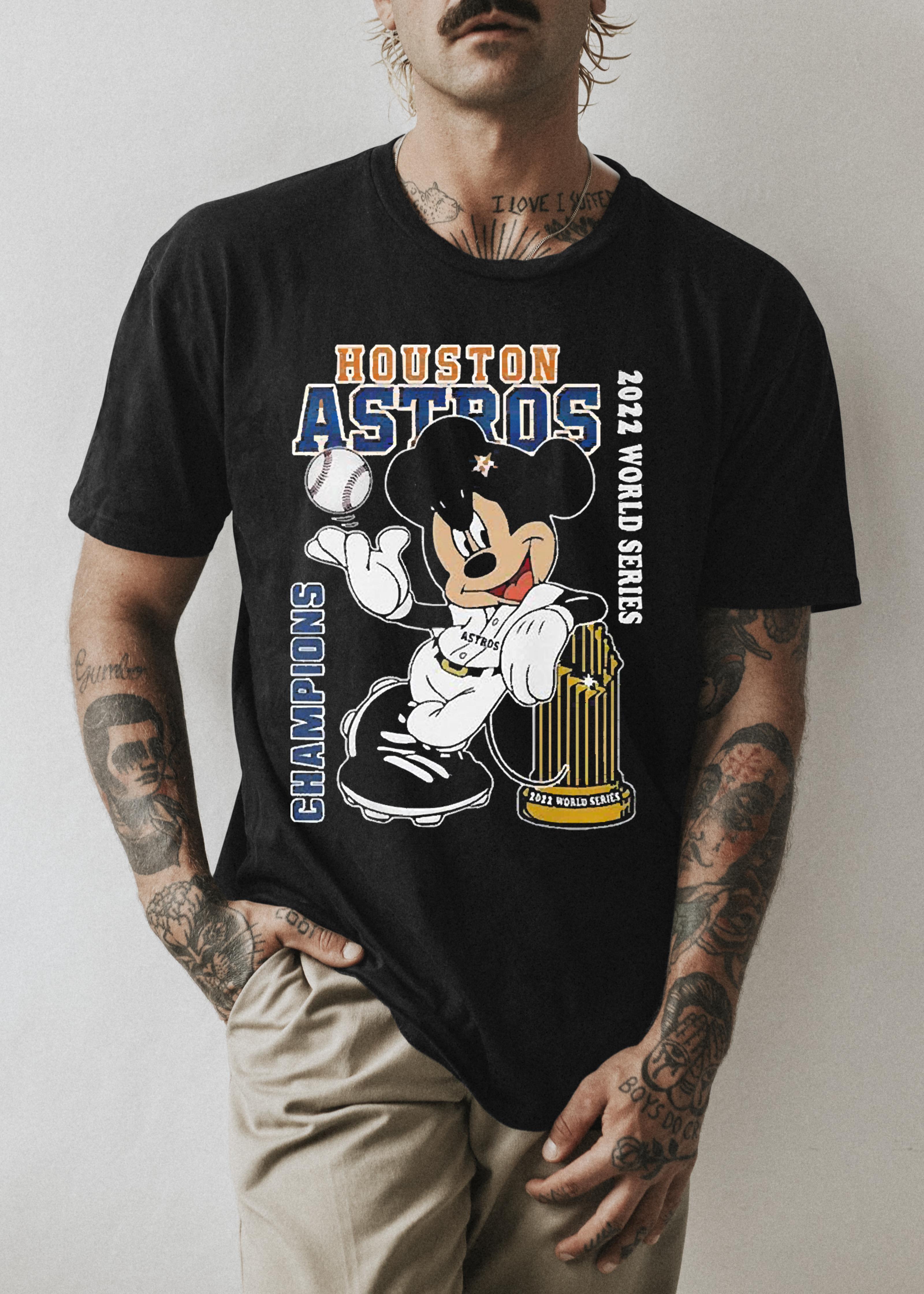 Mickey Mouse Houston Astros Champions World Series 2022 Shirt