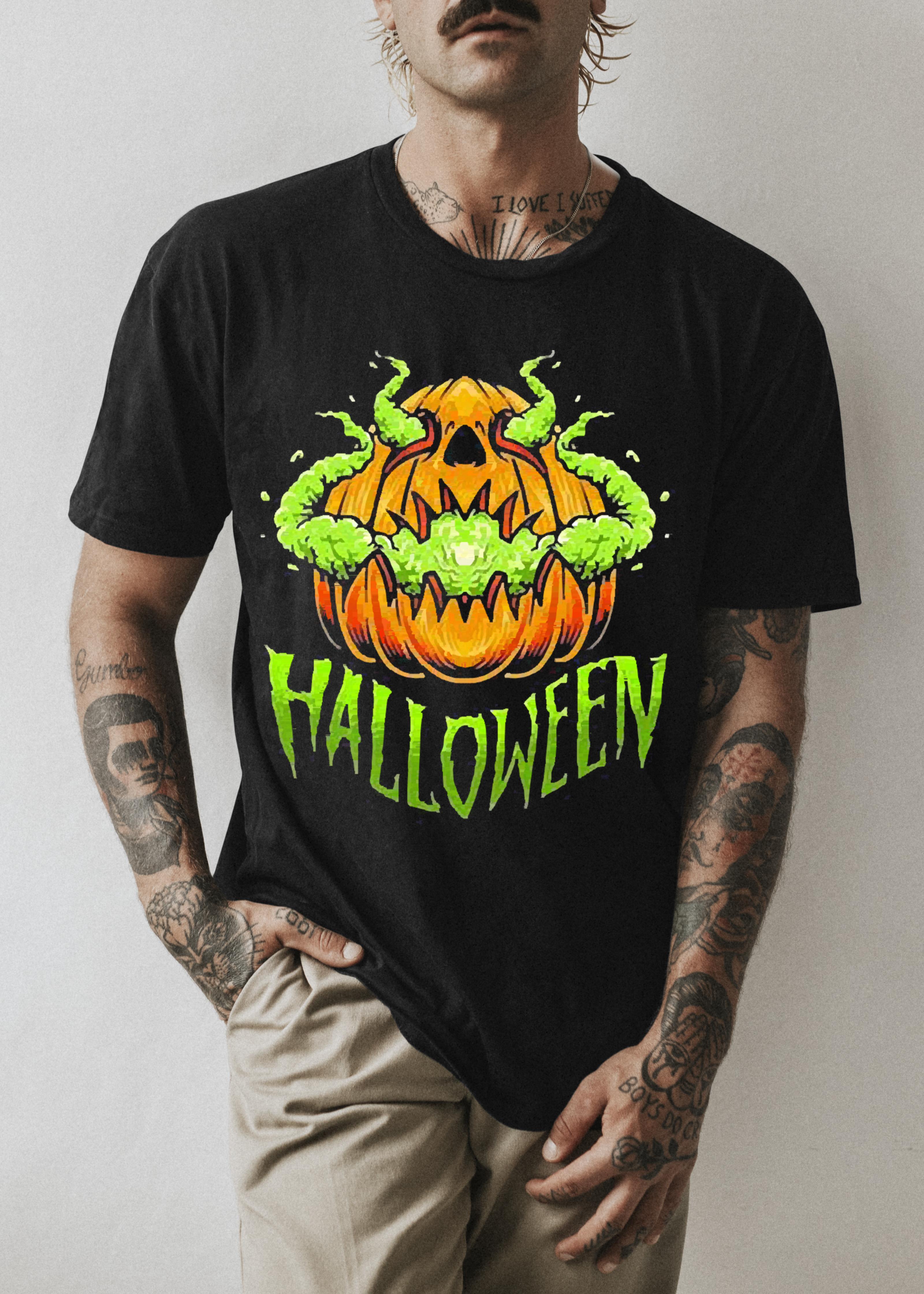 Scary Pumpkin Head Halloween 2022 Shirt