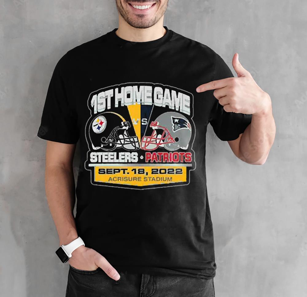Pittsburgh Steelers Vs New England Patriots 1st Home Game Sept 18 2022 Acrisure Stadium Shirt 2 Pittsburgh Steelers Vs New England Patriots 1st Home Game Sept 18 2022 Acrisure Stadium Shirt 3