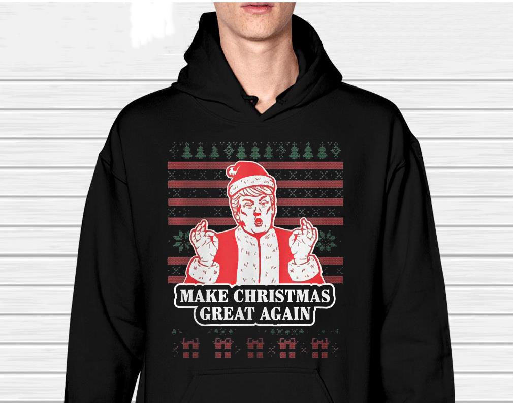 Make Christmas Great Again Donald Trump Santa Claus Ugly Christmas 2022 Shirt