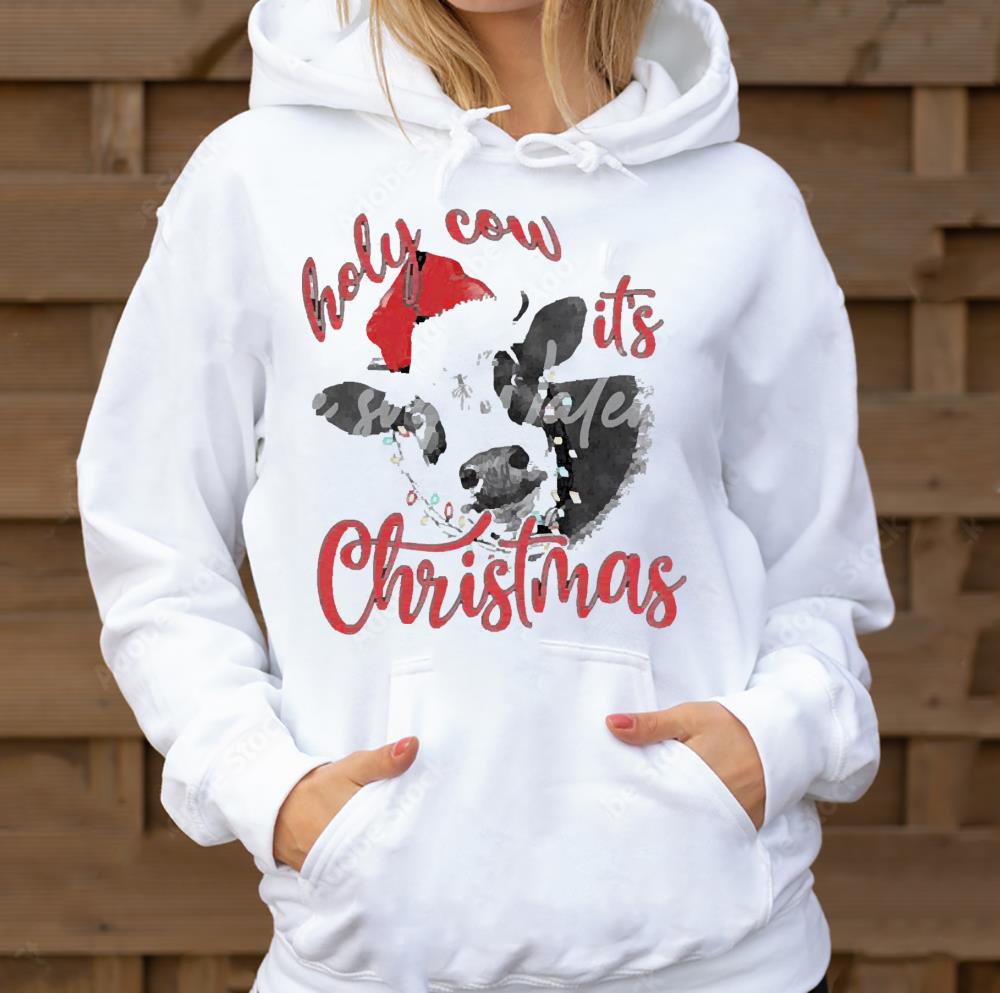 Holy Cow Its Christmas Cow Christmas Shirt