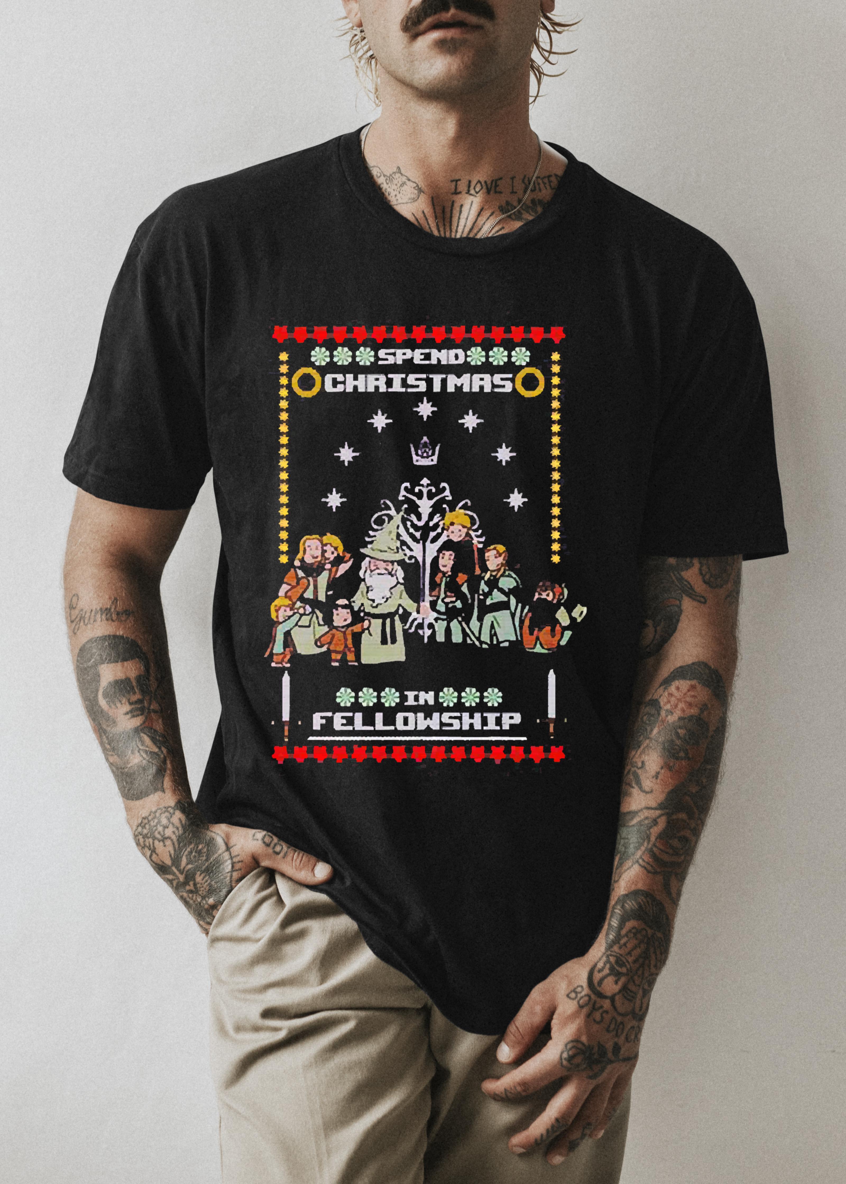 Spend Christmas in fellowship shirt