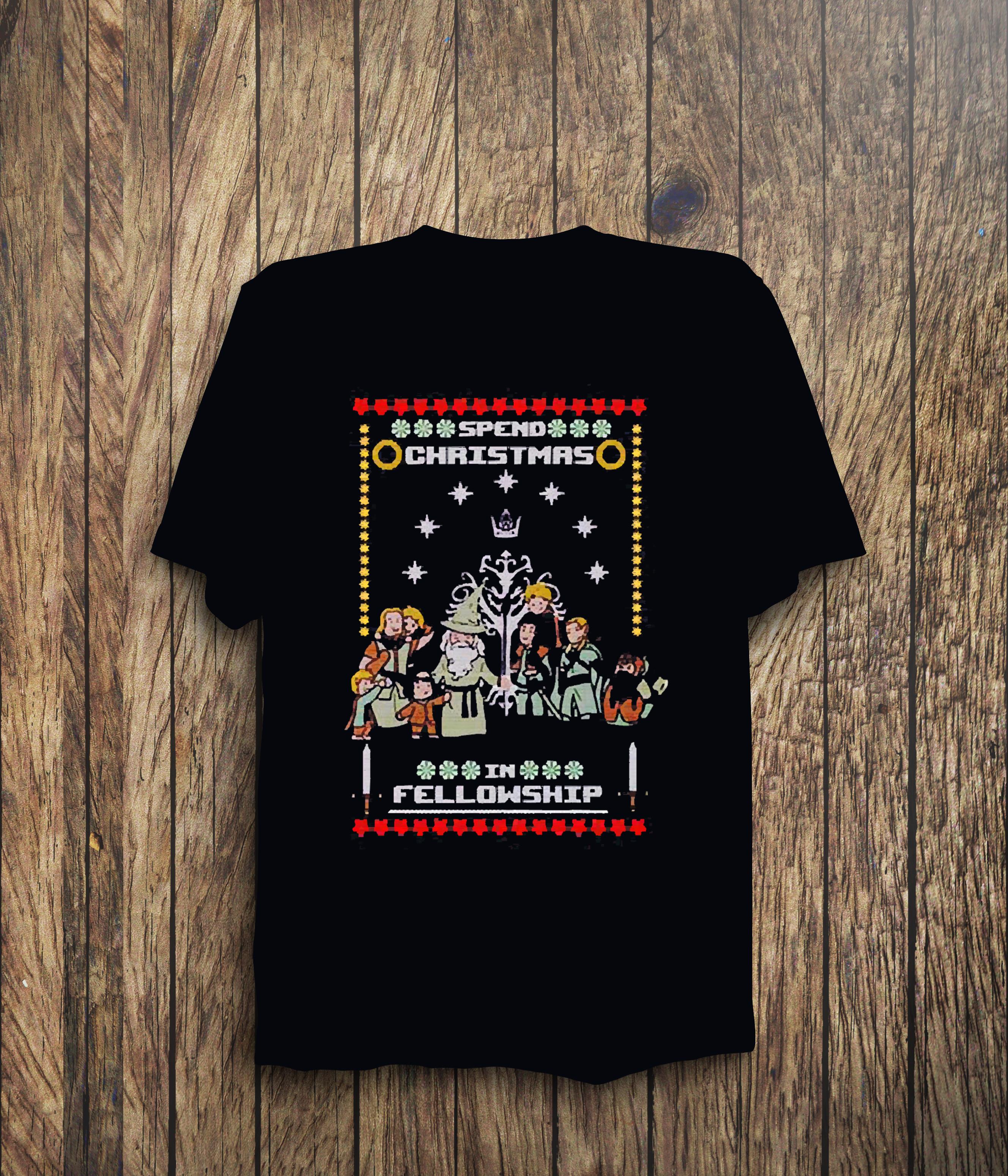 Spend Christmas in fellowship shirt