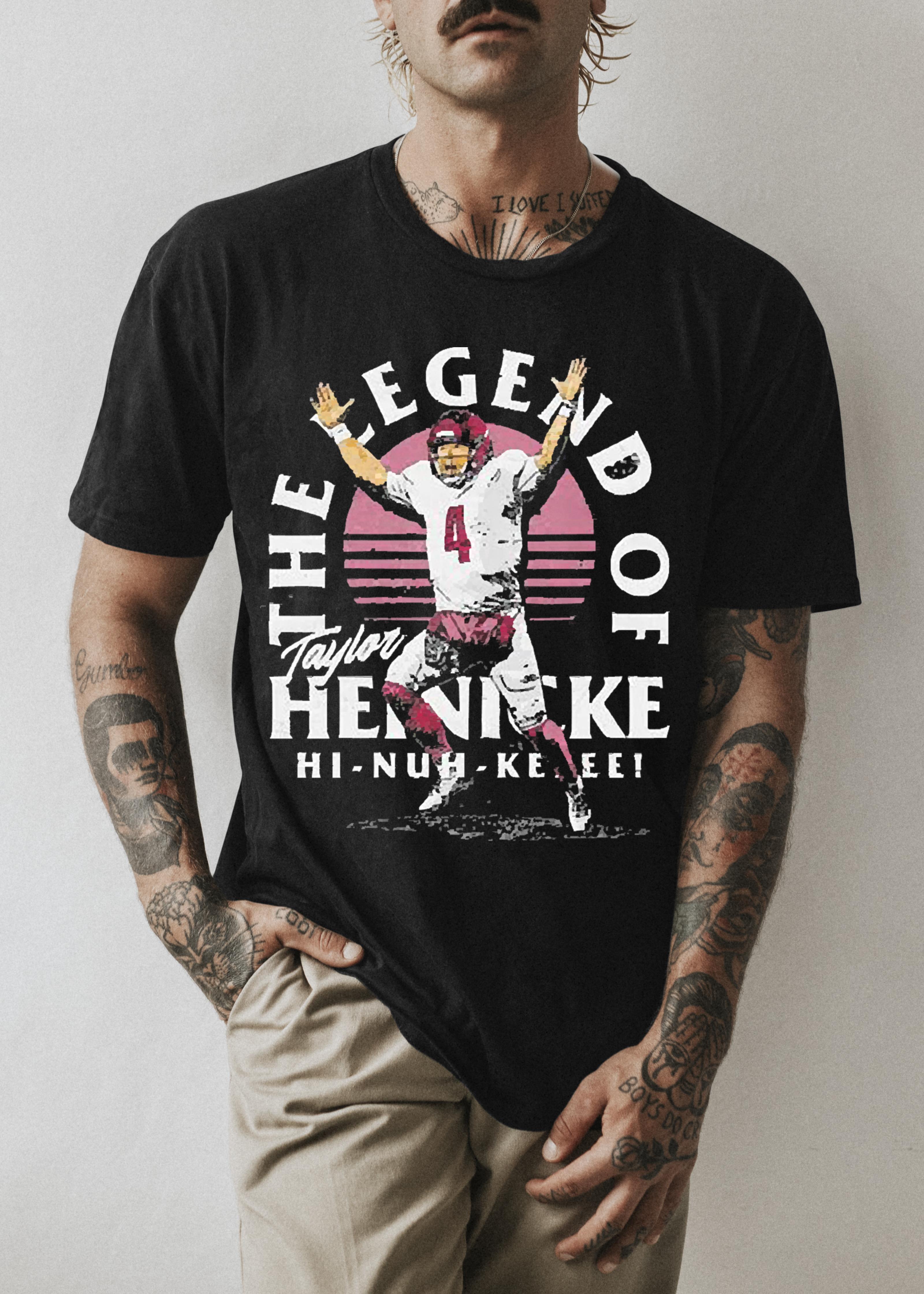 Taylor Heinicke Washington The Legend hi-nuh-kee shirt