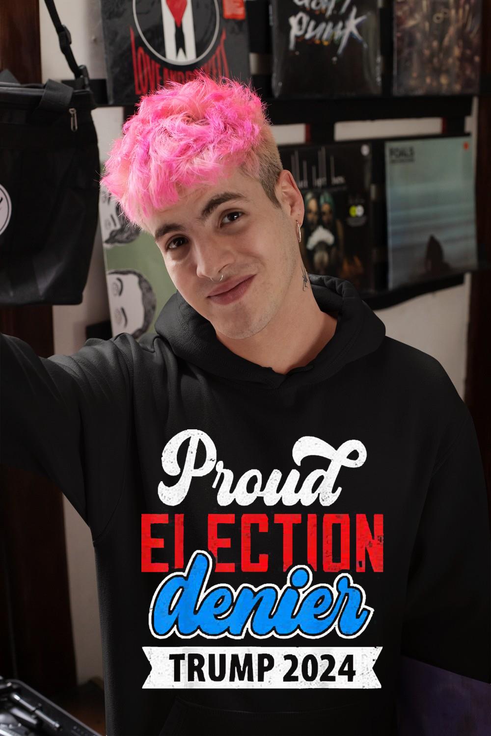 Proud Election Denier Trump 2024 GOP Trump Won Shirt