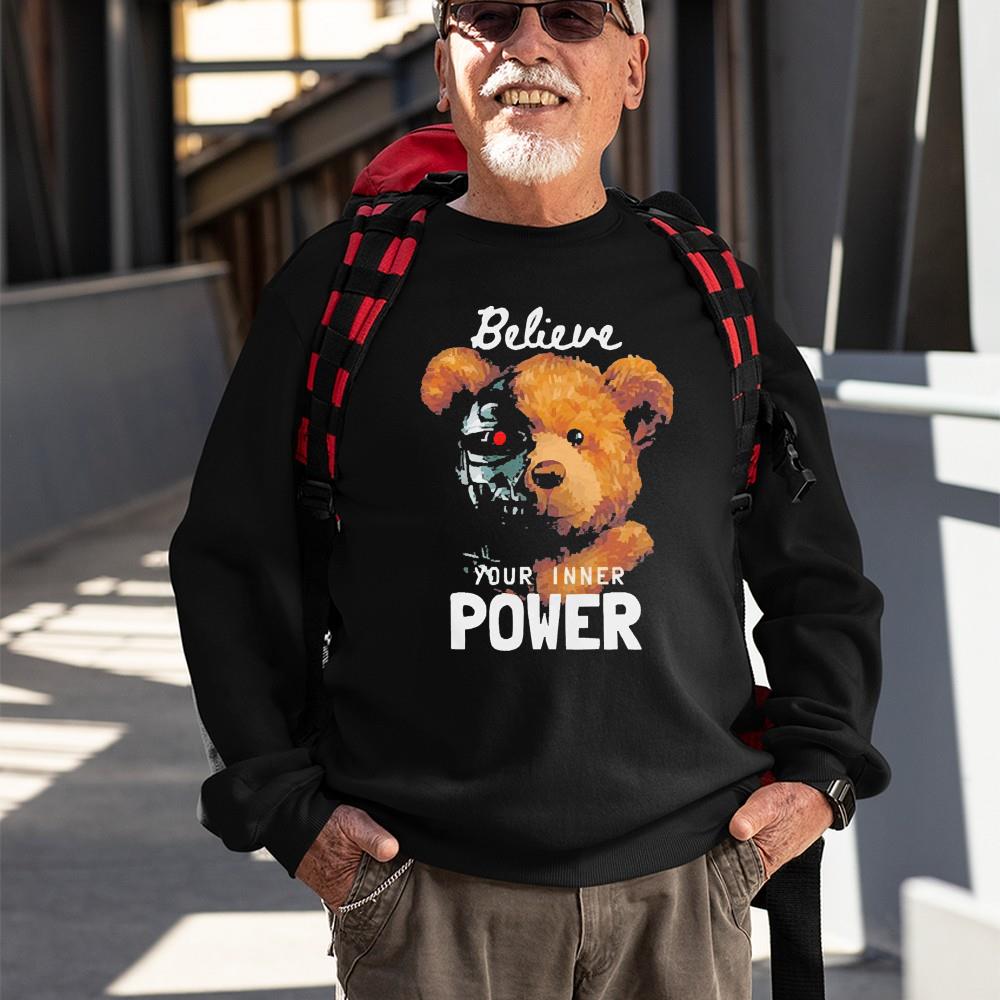 Believe In Your Inner Power Teddy Robot shirt 1 Believe In Your Inner Power Teddy Robot shirt 2