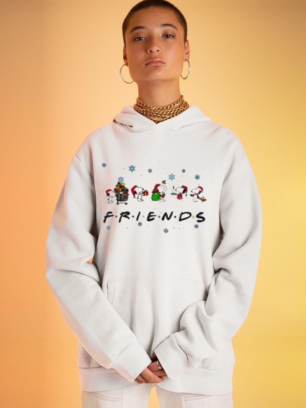 Snoopy Christmas Friends snowflake shirt