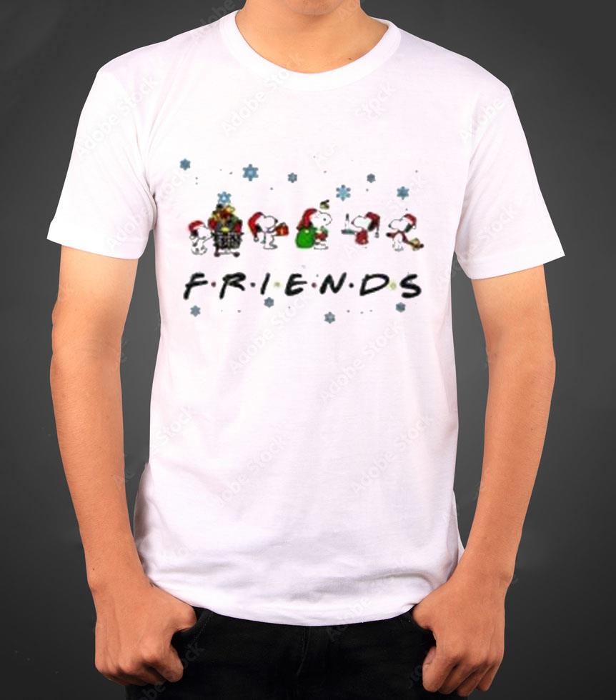 Snoopy Christmas Friends snowflake shirt