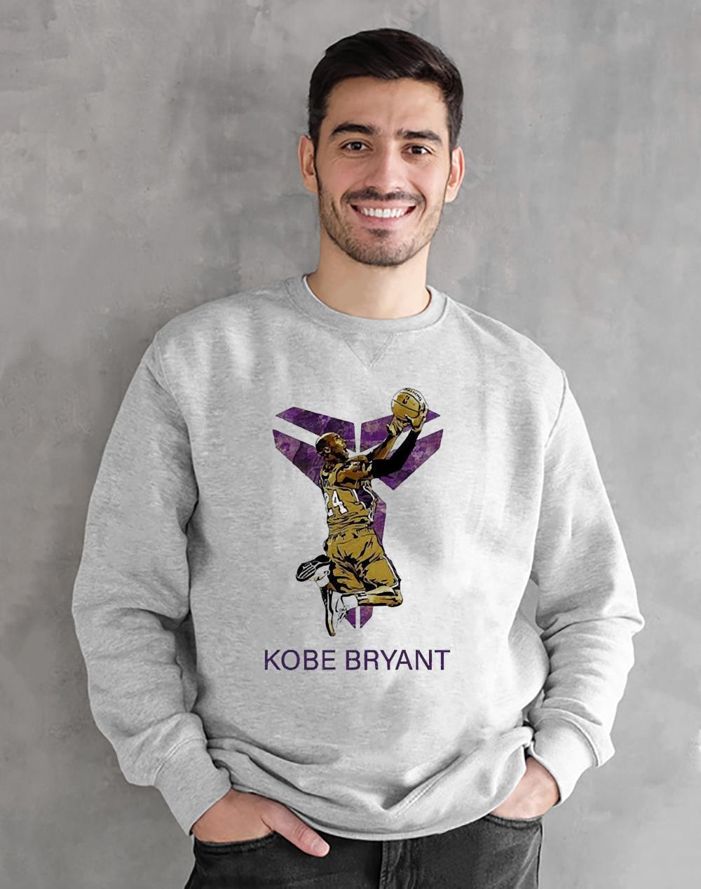 Iconic Symbol Black Mamba Kobe Bryant Lakers Basketball Shirt