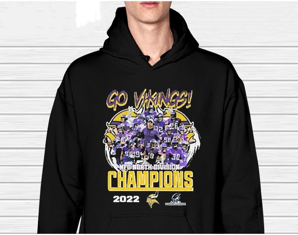 Go Minnesota Vikings NFC North Division Champions 2022 Shirt