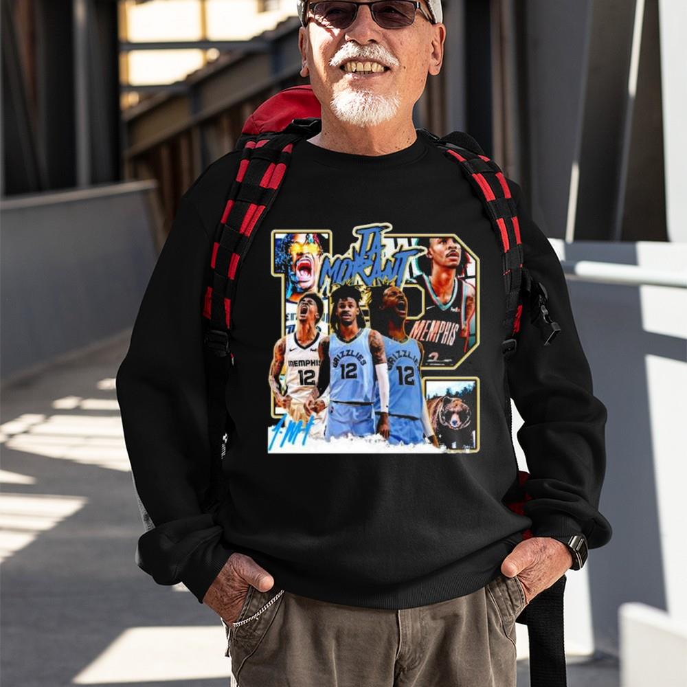 Young Ox Bow Legged Bear Memphis Basketball Ja Morant Shirt