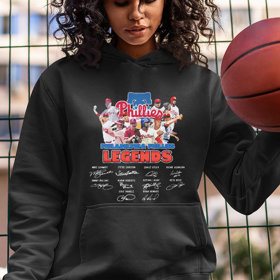 Philadelphia Phillies Legends Team Football 2022 Signatures shirt Philadelphia Phillies Legends Team Football 2022 Signatures shirt 1