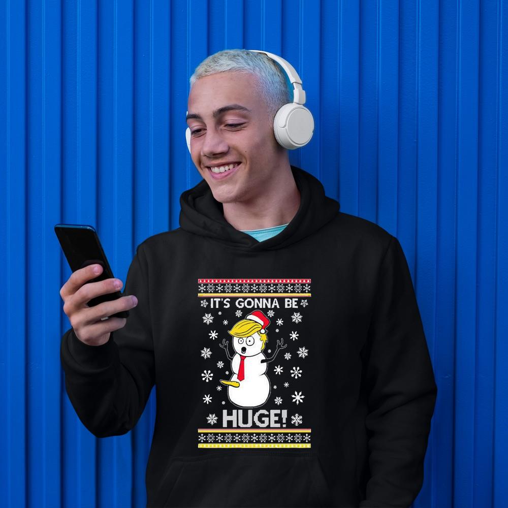 President Donald Trump Snowman It’s Gonna Be Huge Ugly Christmas 2022 Shirt