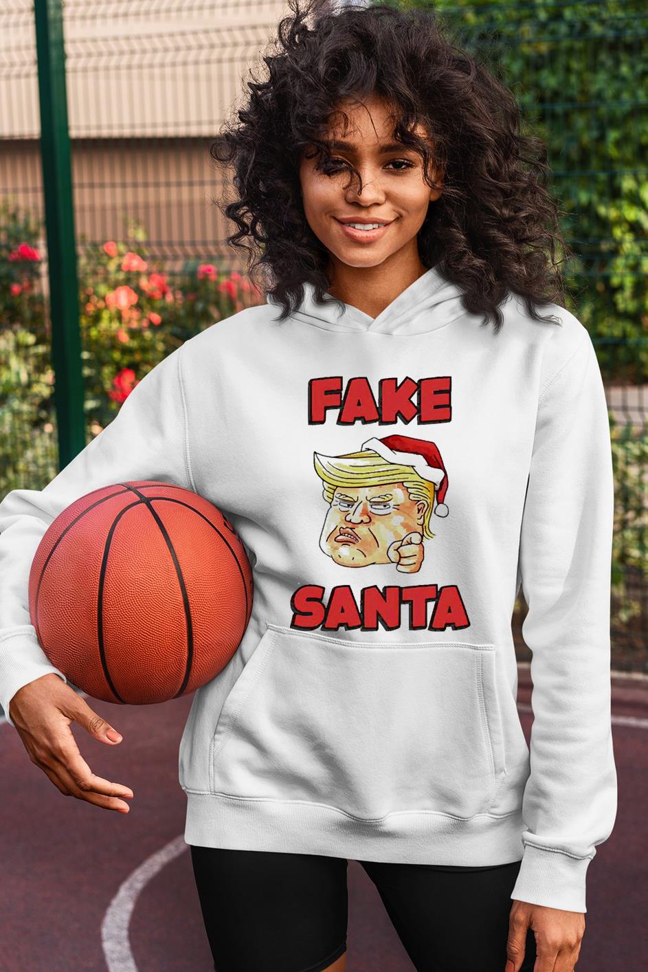 Christmas Trump Fake Santa funny shirt