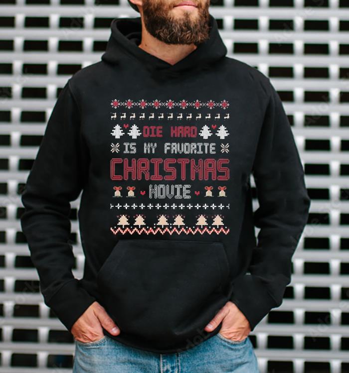 Pie hard is my favorite Christmas movie ugly Christmas shirt