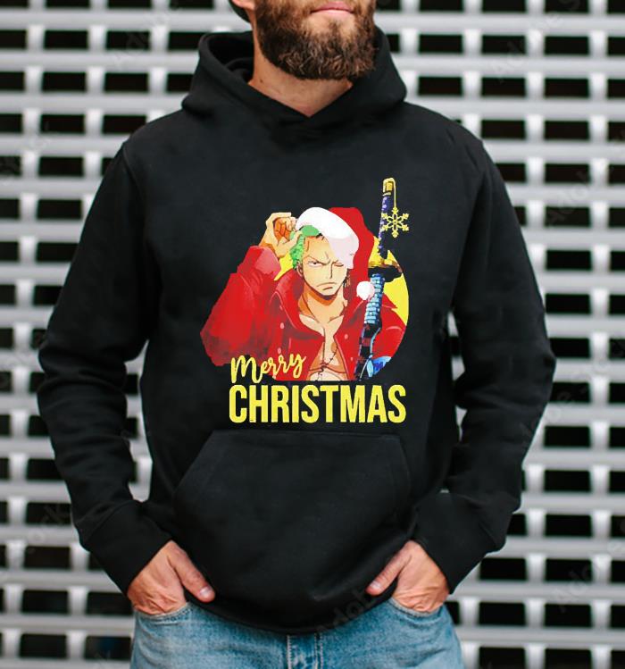 Zoro Christmas One Piece Merry Christmas shirt 2