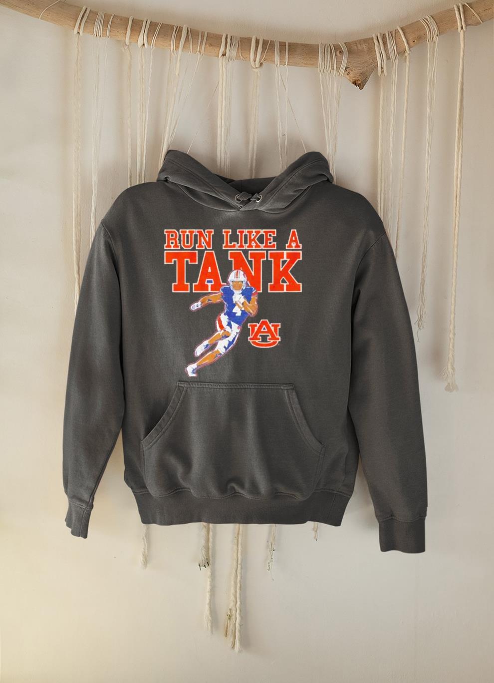 Auburn Tigers football run like a tank shirt