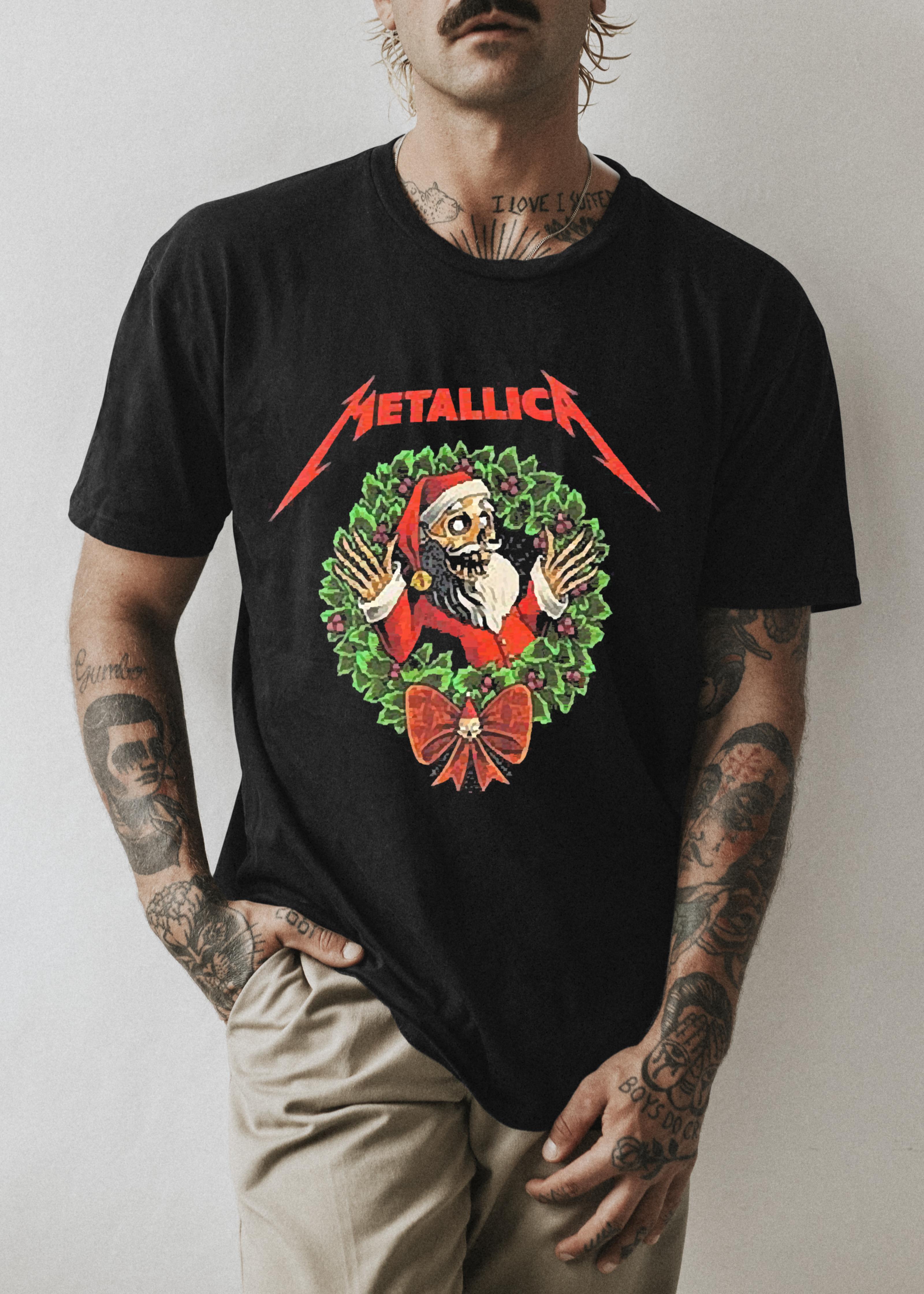 Metallica Creeping Claus Holiday Shirt