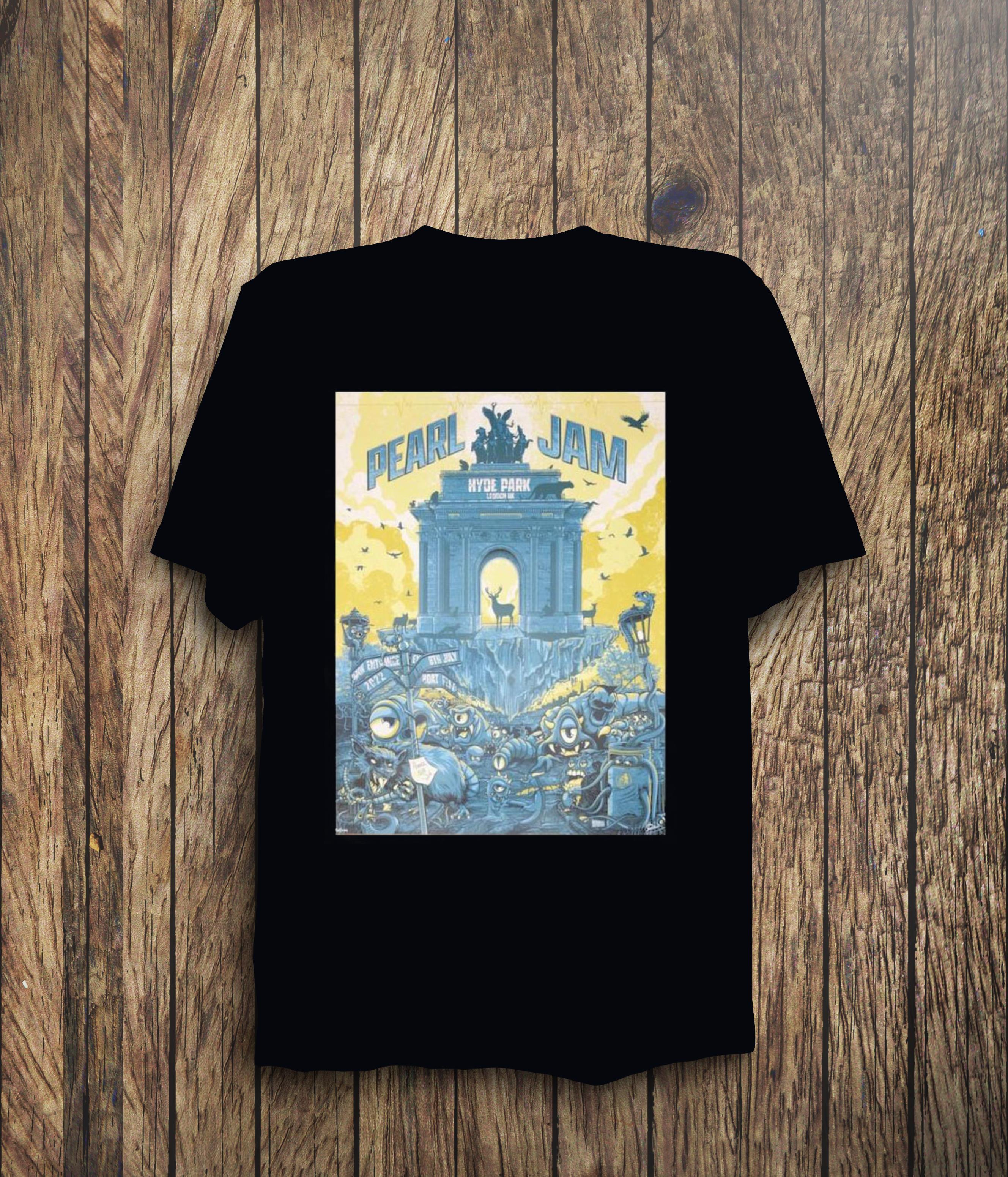 Pearl Jam Hyde Park London 2022 Shirt 1 Pearl Jam Hyde Park London 2022 Shirt 2