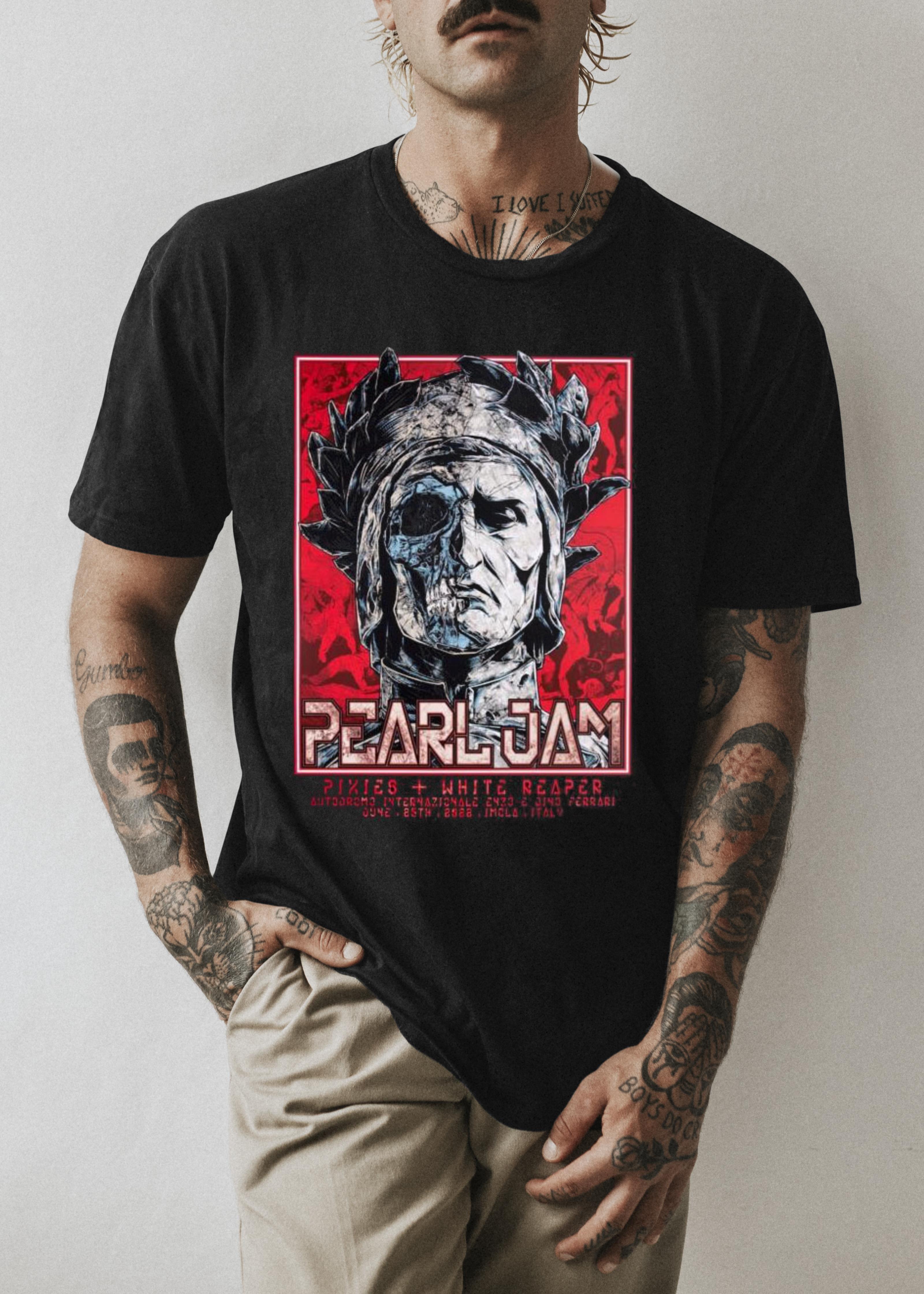 Pearl Jam Pixies White Reaper Imola Italy 2022 Shirt
