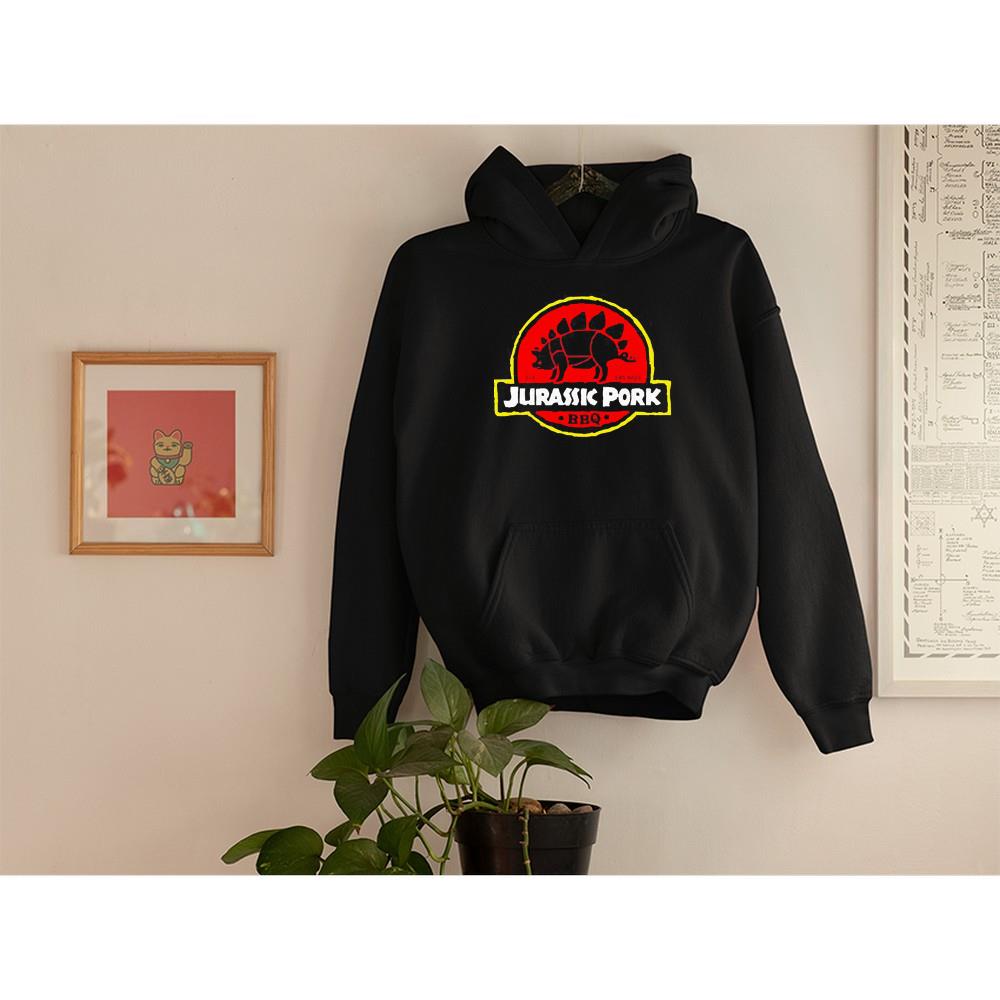 Jurassic pork bbq pig pork shirt