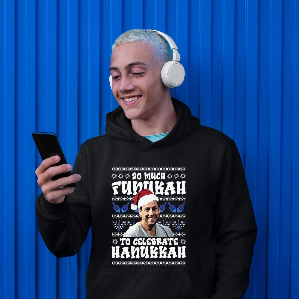 Adam Sandler So Much Funukah To Celebrate Hanukkah Christmas 2022 Shirt
