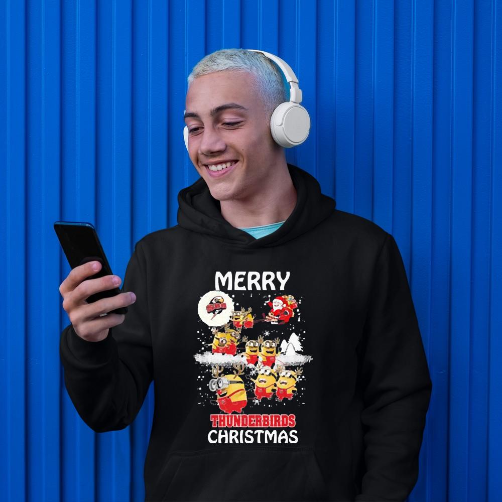 Minion Southern Utah Thunderbirds Merry Christmas shirt