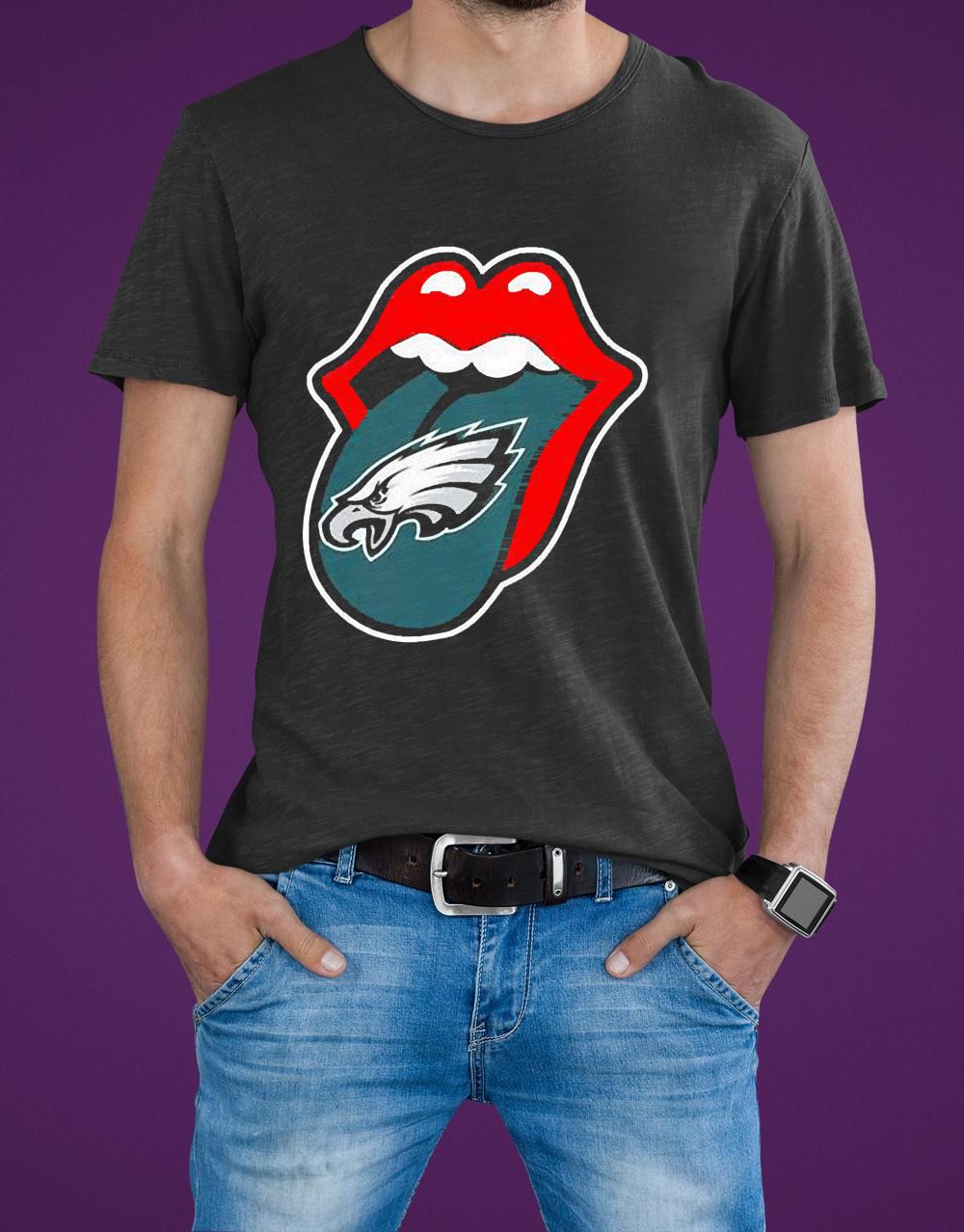 Philadelphia Eagles The Rolling Stones Logo shirt Philadelphia Eagles The Rolling Stones Logo shirt