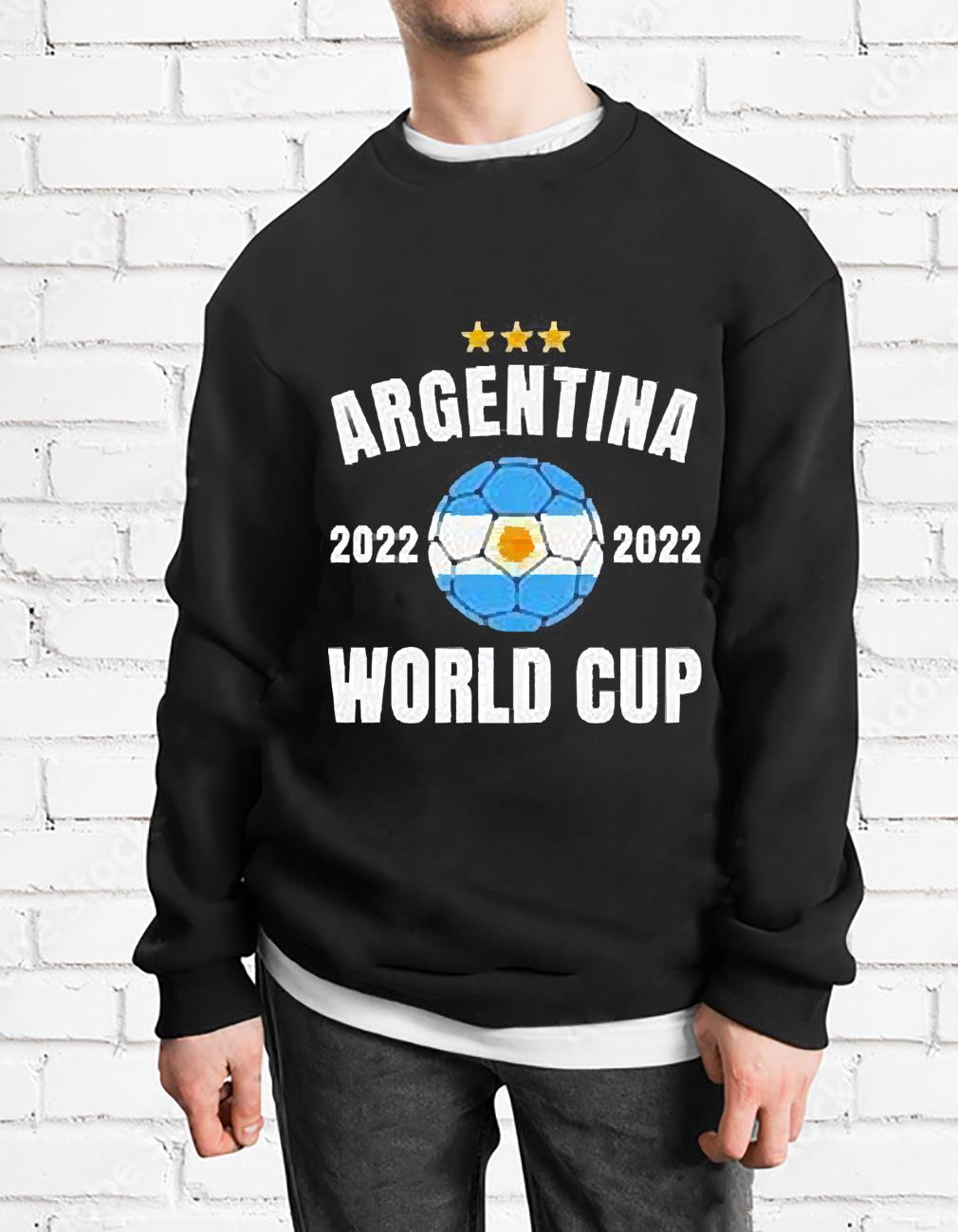 Argentina National Football Team World Cup 2022 Champion shirt