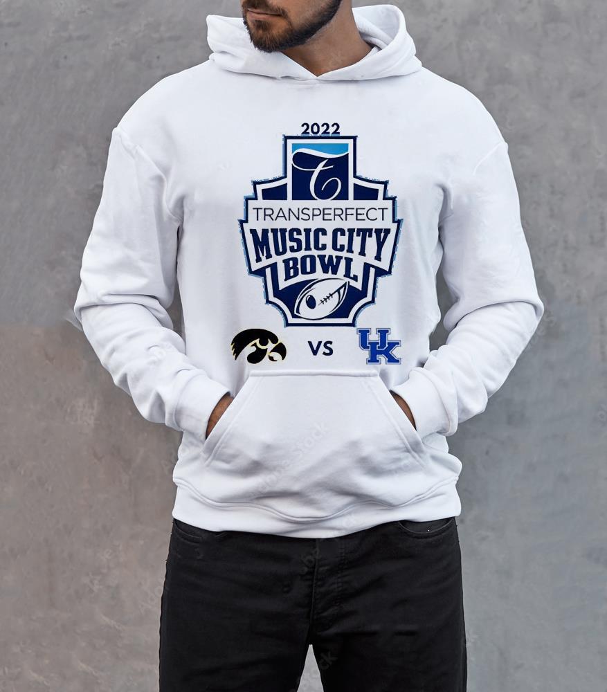 Hawkeye Of Iowa Vs Wildcats Of Kentucky 2022 Transperfect Music City Bowl Apparel Shirt