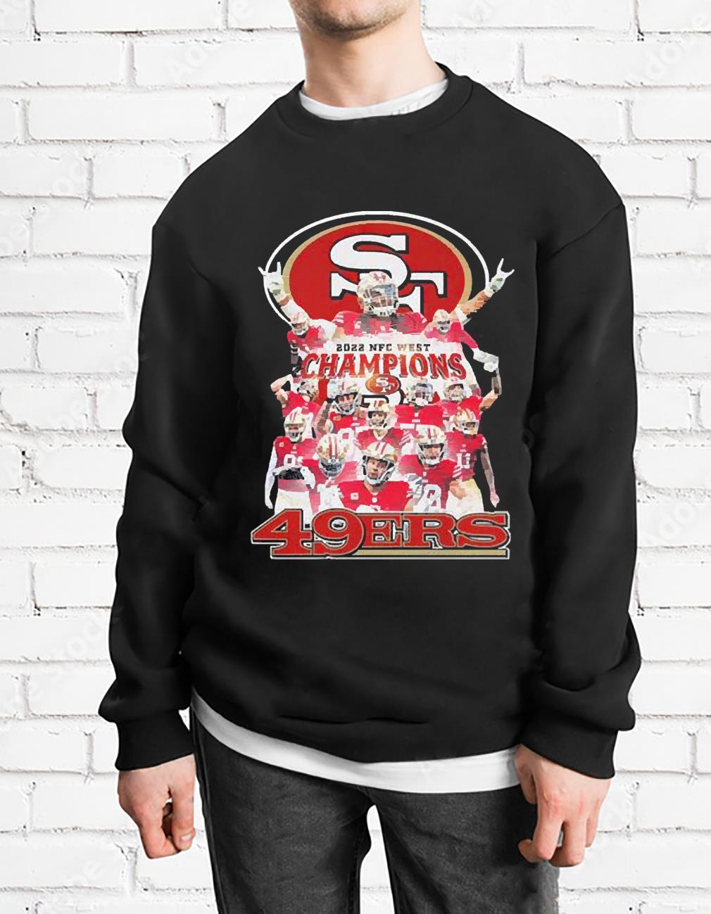 San Francisco 49ers 2022 NFC west champions shirt