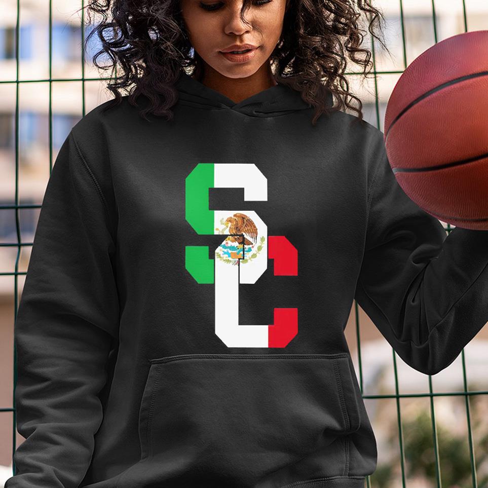 Usc Trojans Sc Interlock Mexico Flag Fill Shirt