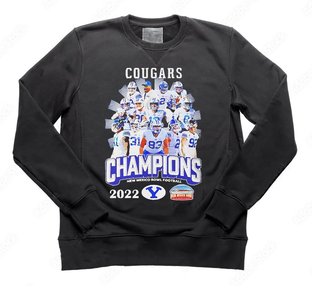Byu Cougars Champions New Mexico Bowl Football 2022 Shirt