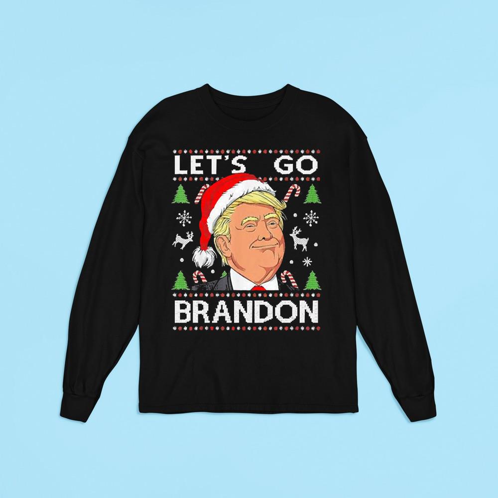 Let’s Go Brandon Trump Ugly Christmas 2022 Shirt