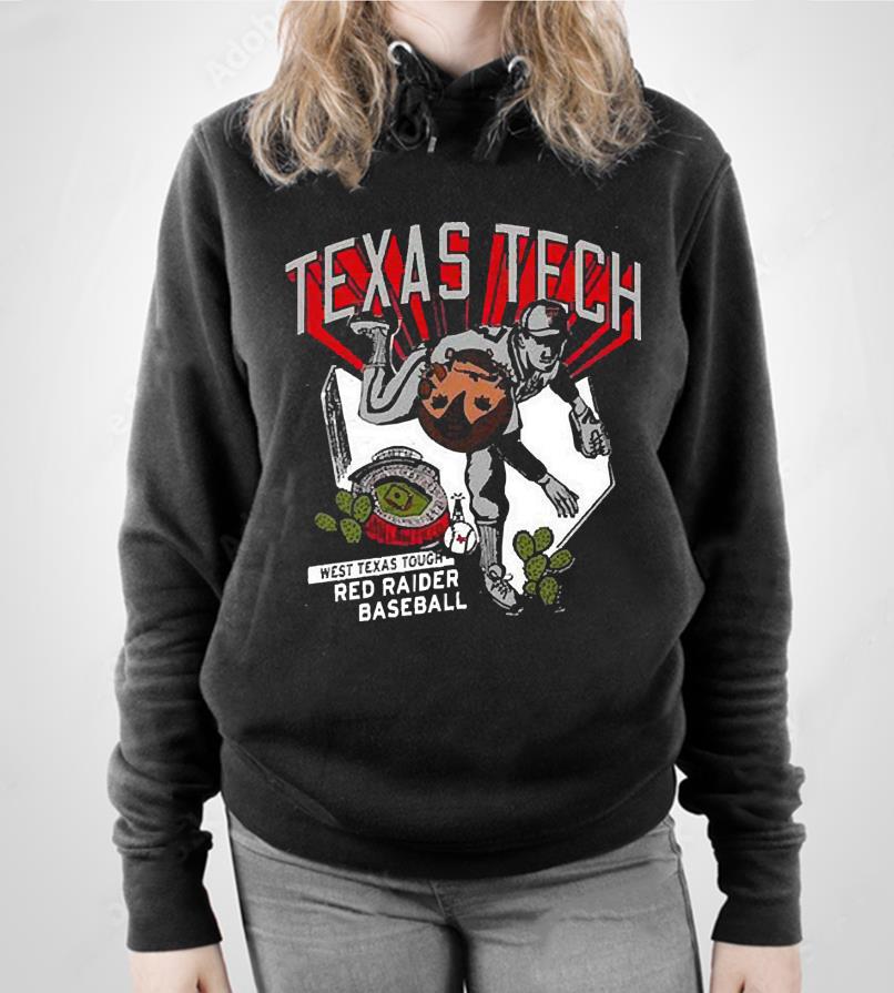 h2811 texas tech red raiders bean ball baseball shirt hoodie - Texas Tech Red Raiders Bean Ball Baseball Shirt