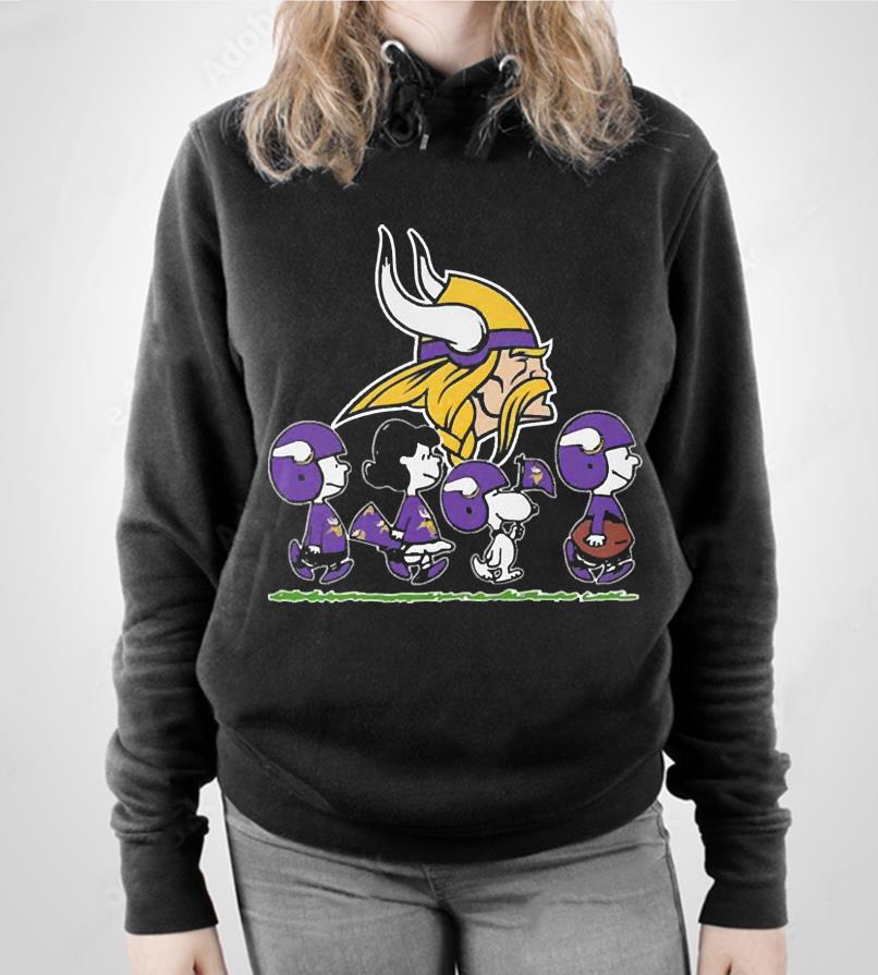 The Peanuts Character Snoopy And Friend Minnesota Vikings shirt 51 Merry Christmas