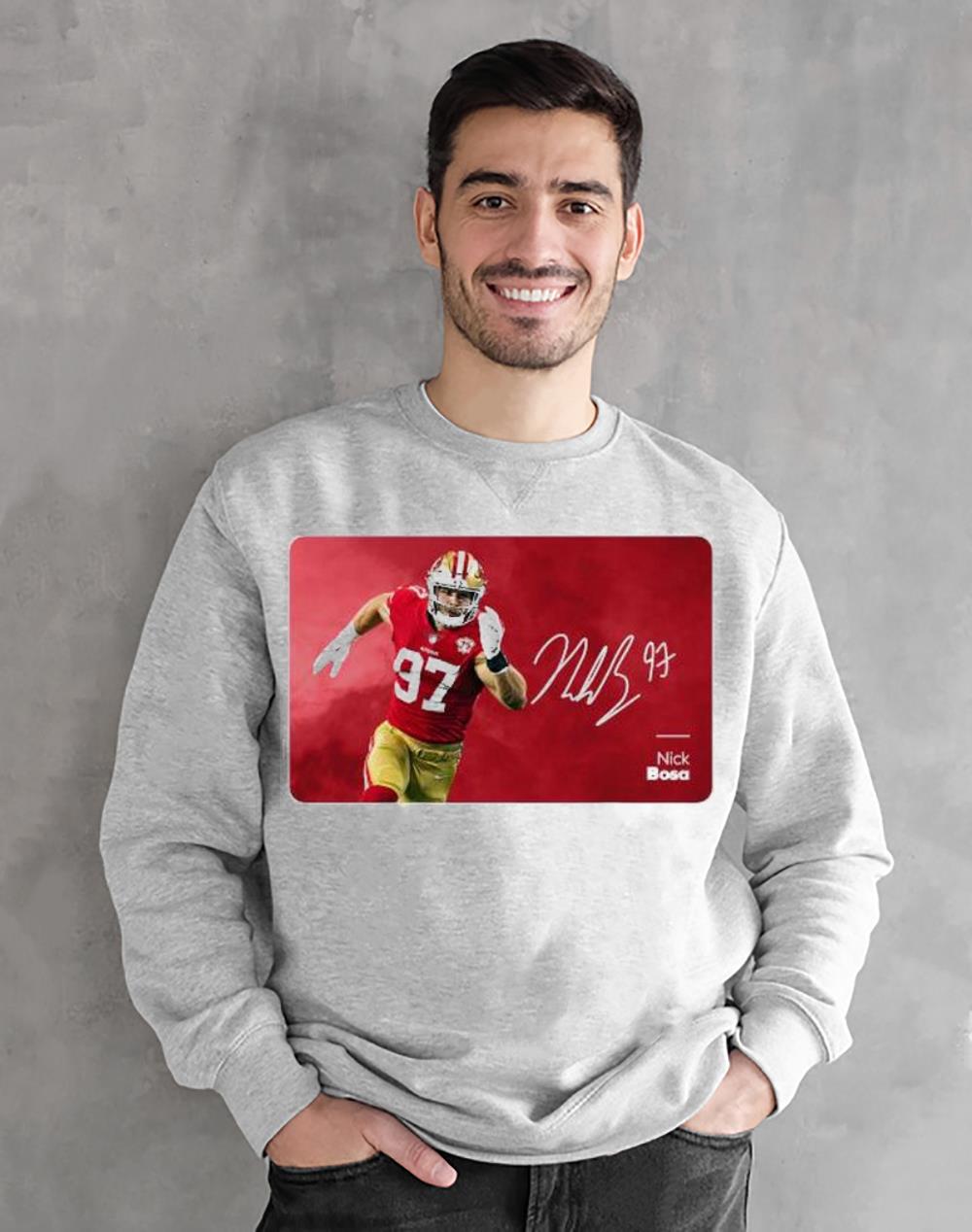 Nick Bosa San Francisco 49ers signature shirt