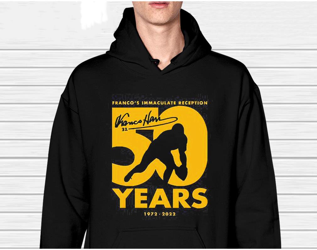 Pittsburgh Steelers Franco’s Immaculate Reception 50 Years 1972 2022 Signature Shirt