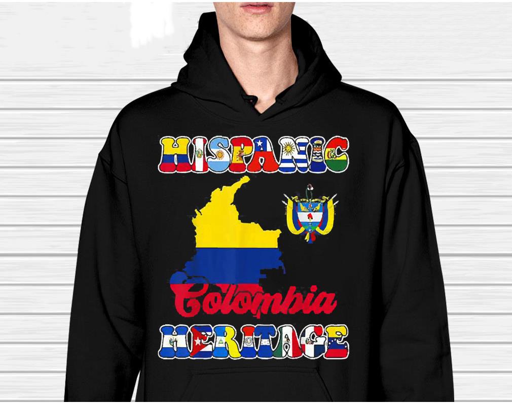 Hispanic Heritage Month Colombia Colombian Flag shirt