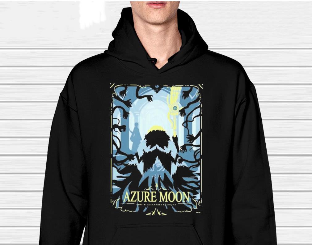 Snip snip art azure moon royal shirt