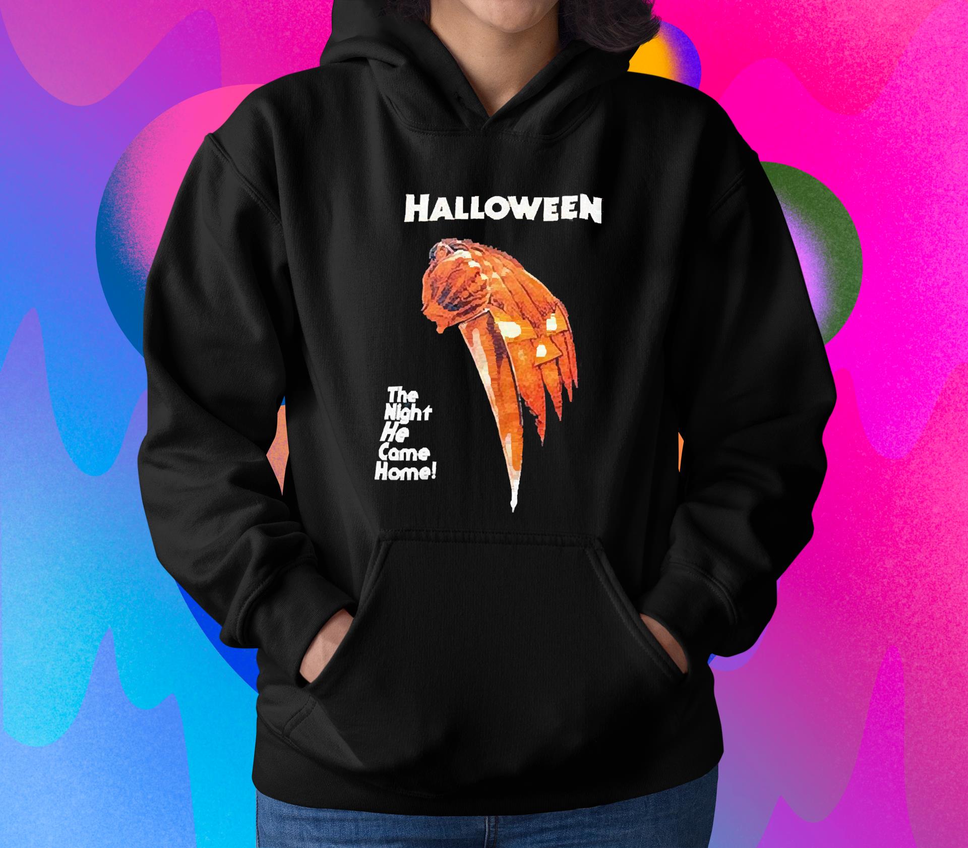 Halloween Horror Movie The Night He Came Home Shirt