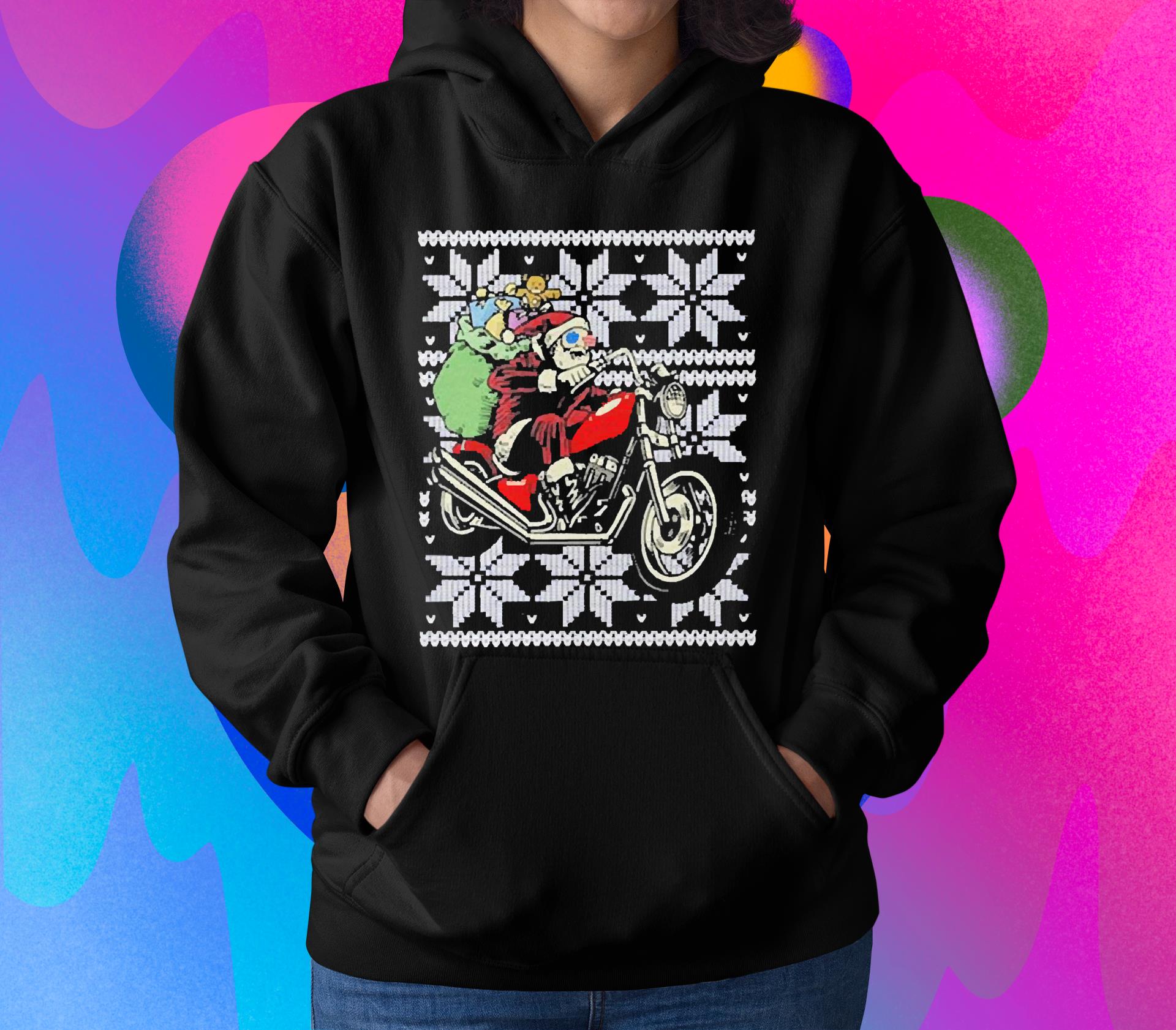 Biker Motorcycle Rider Style Ugly Pattern shirt