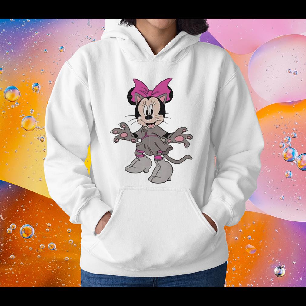 Cartoon Design Mickey And Minnie Mouse Halloween Shirt